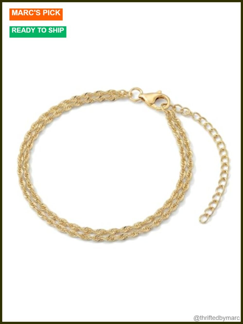 14K Gold Singapore Chain Bracelet 1.5mm Layered Dainty Adjustable